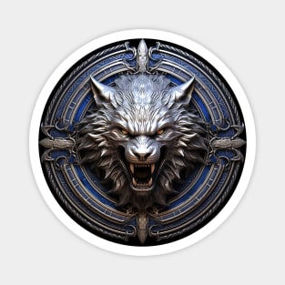 Wolf Emblem Magnet